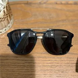 Gucci Black Sunglasses with Teal and Pink Case Gucci GG1547S 003 Sunglasses - US main image 4